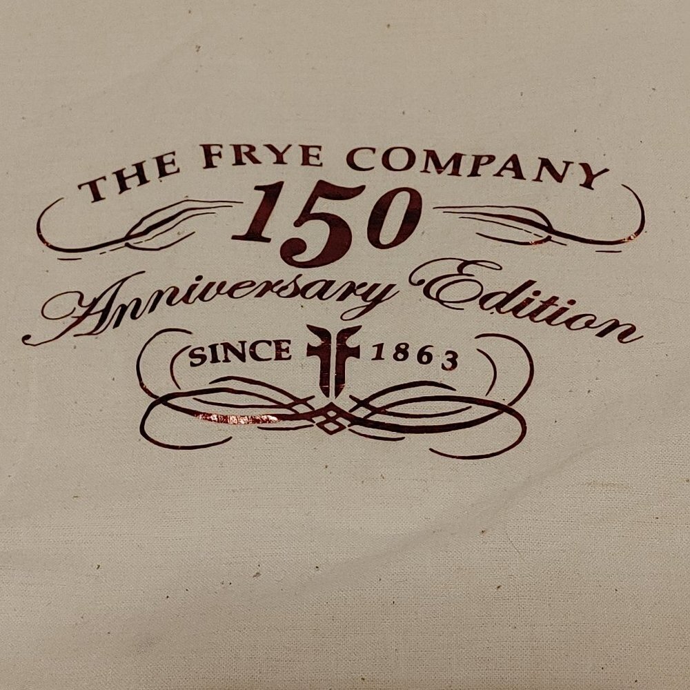The FRYE Company Dust Bag 150th Anniversary Edition Since 1863